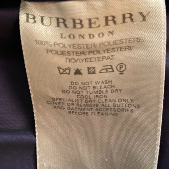 Purple Double-Breasted Jacket Burberry trend coat - Picture 4 of 5